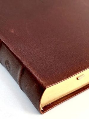 Біблія шкіряна. Коричнева. Індекси. Сучасний переклад Р. Турконяка (CUV). Великий розмір 17х24 см